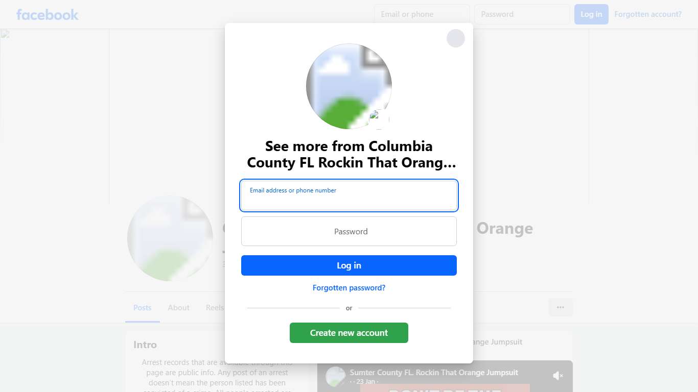 Columbia County FL Rockin That Orange Jumpsuit Facebook